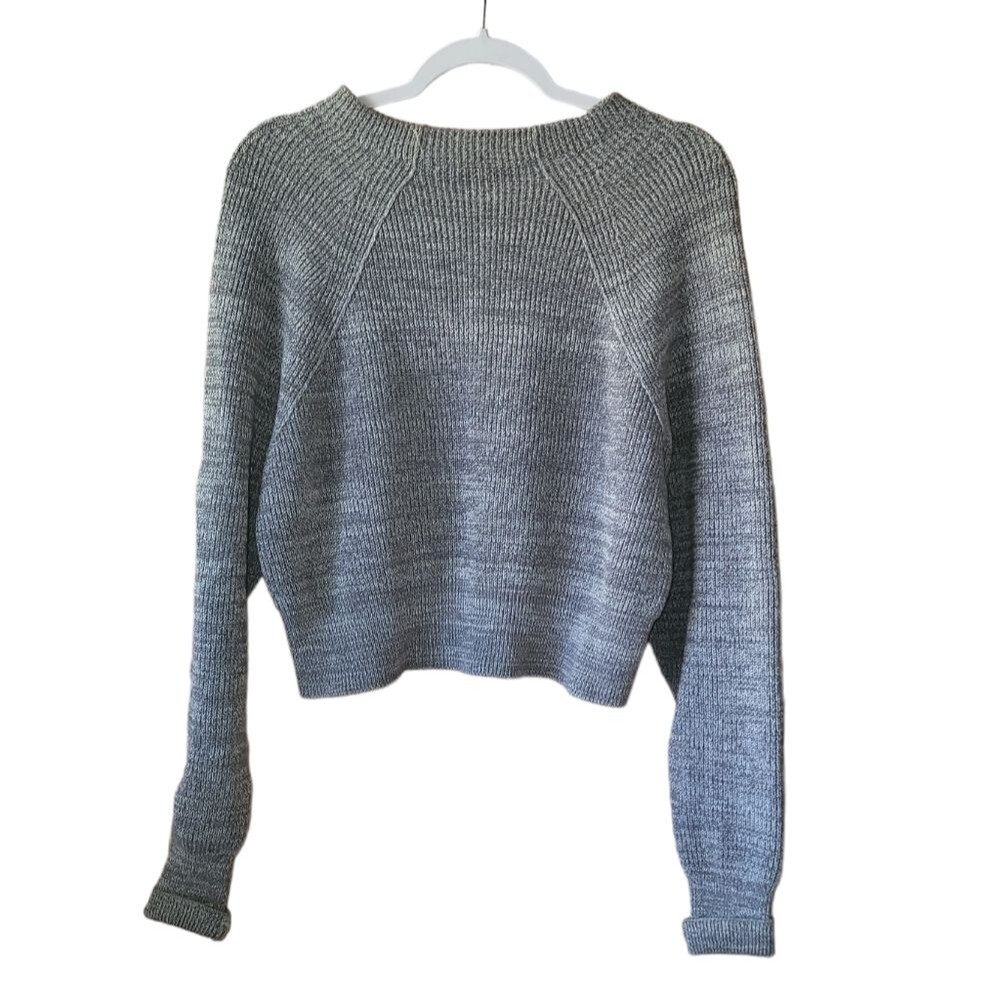 Free People Too Good Mock Neck Knit Ribbed Sweater xsmall